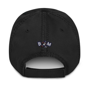 Untapped Entertainment Embroidered Distressed Dad Hat by Bear Minimal