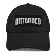 Untapped Entertainment Embroidered Distressed Dad Hat by Bear Minimal