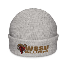 Load image into Gallery viewer, WSSU Alumni Fisherman Embroidery beanie