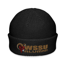 Load image into Gallery viewer, WSSU Alumni Fisherman Embroidery beanie