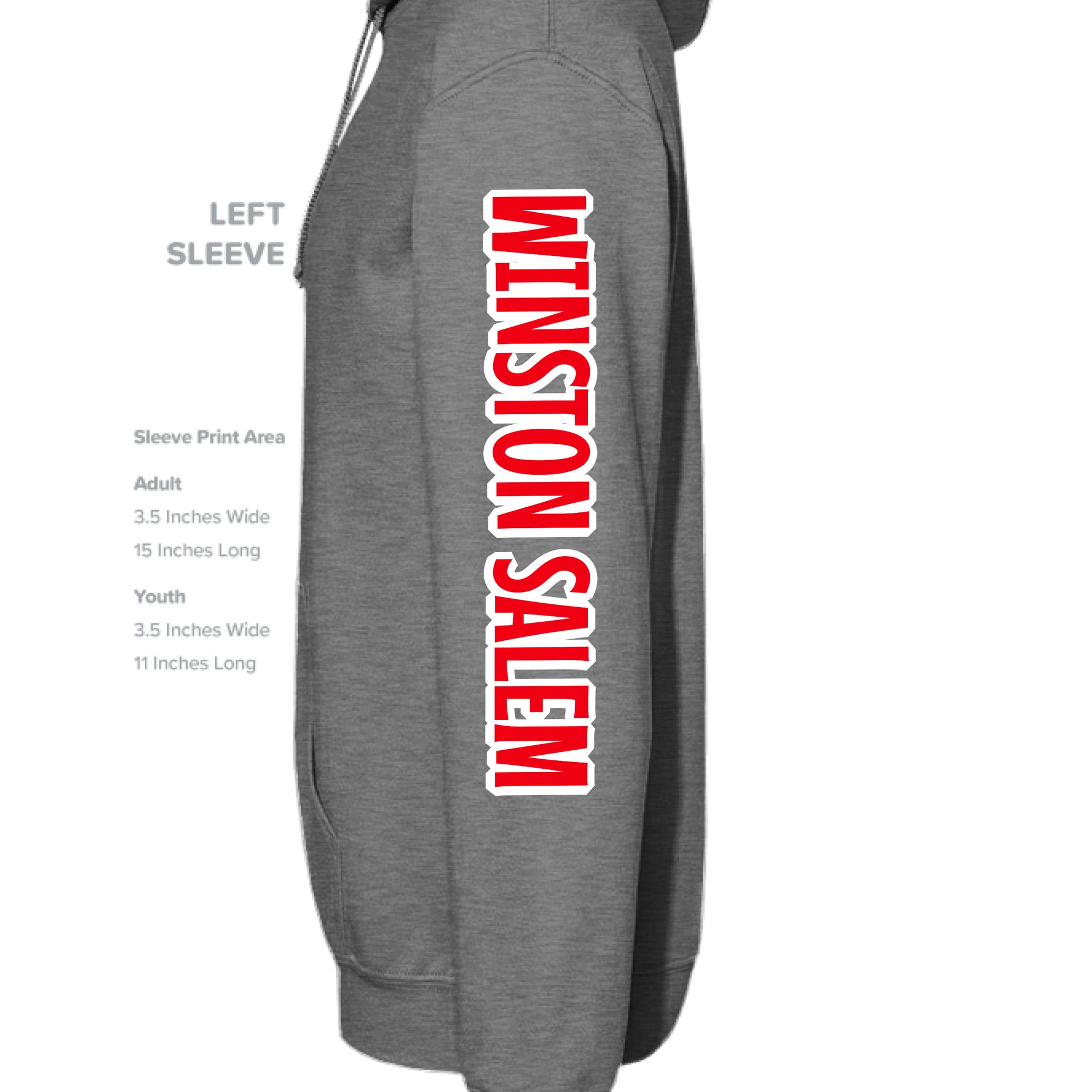 GRAPHITE HEATHER - SLEEVE_LEFT