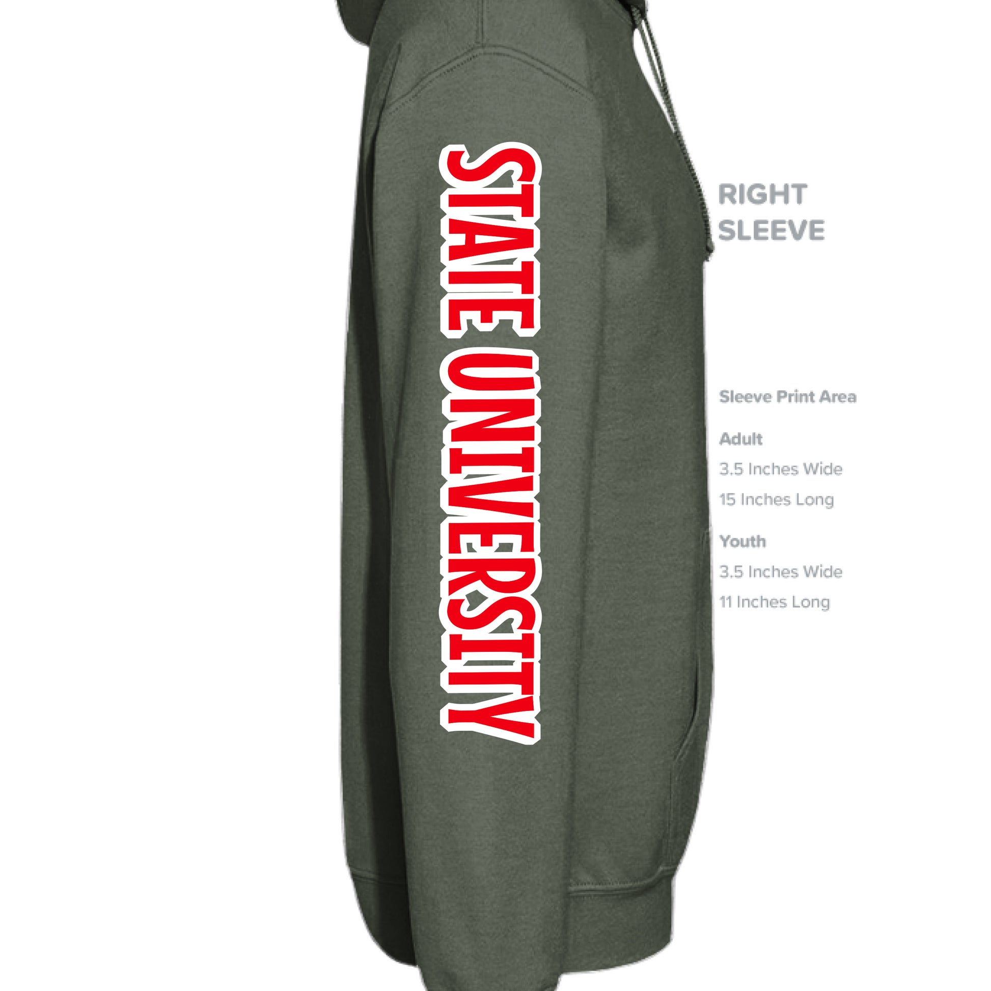 MILITARY GREEN - SLEEVE_RIGHT