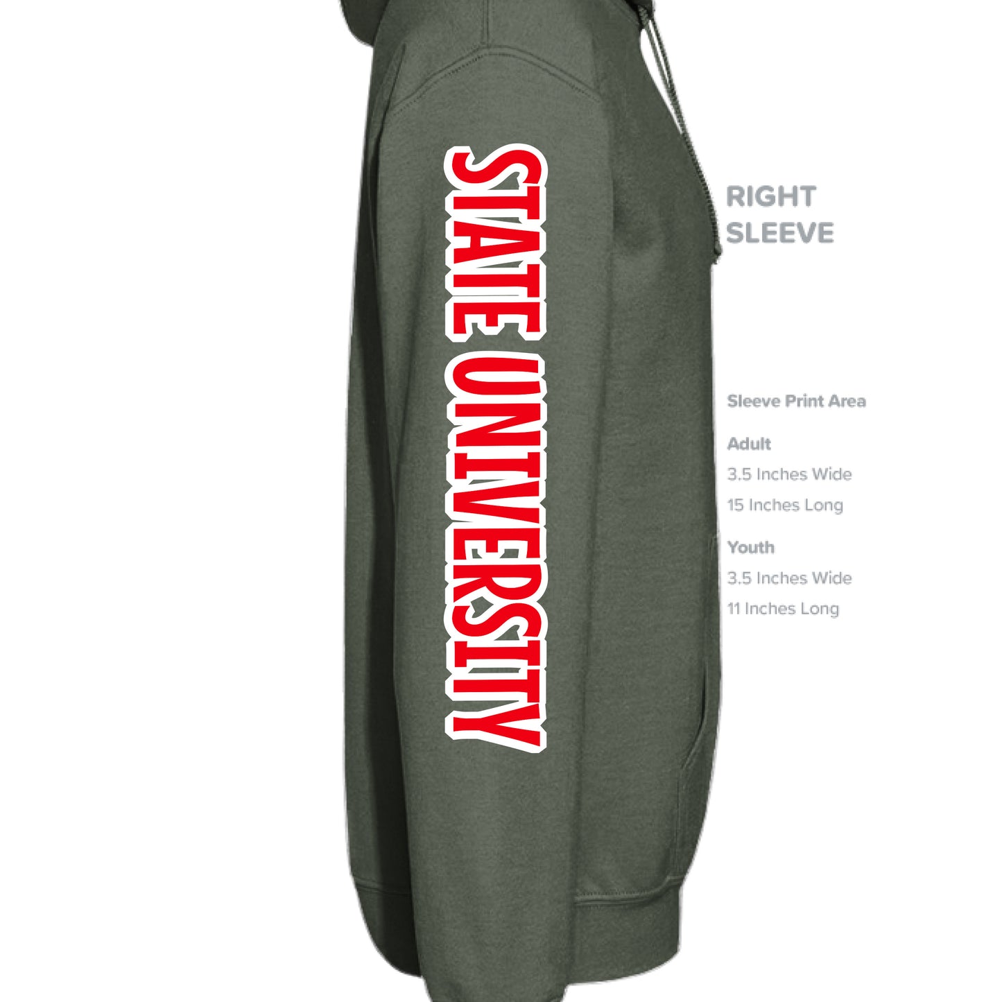 MILITARY GREEN - SLEEVE_RIGHT