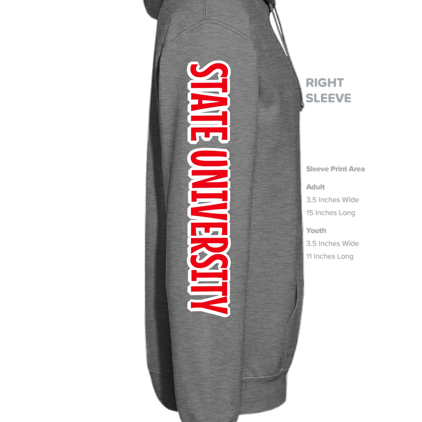 GRAPHITE HEATHER - SLEEVE_RIGHT