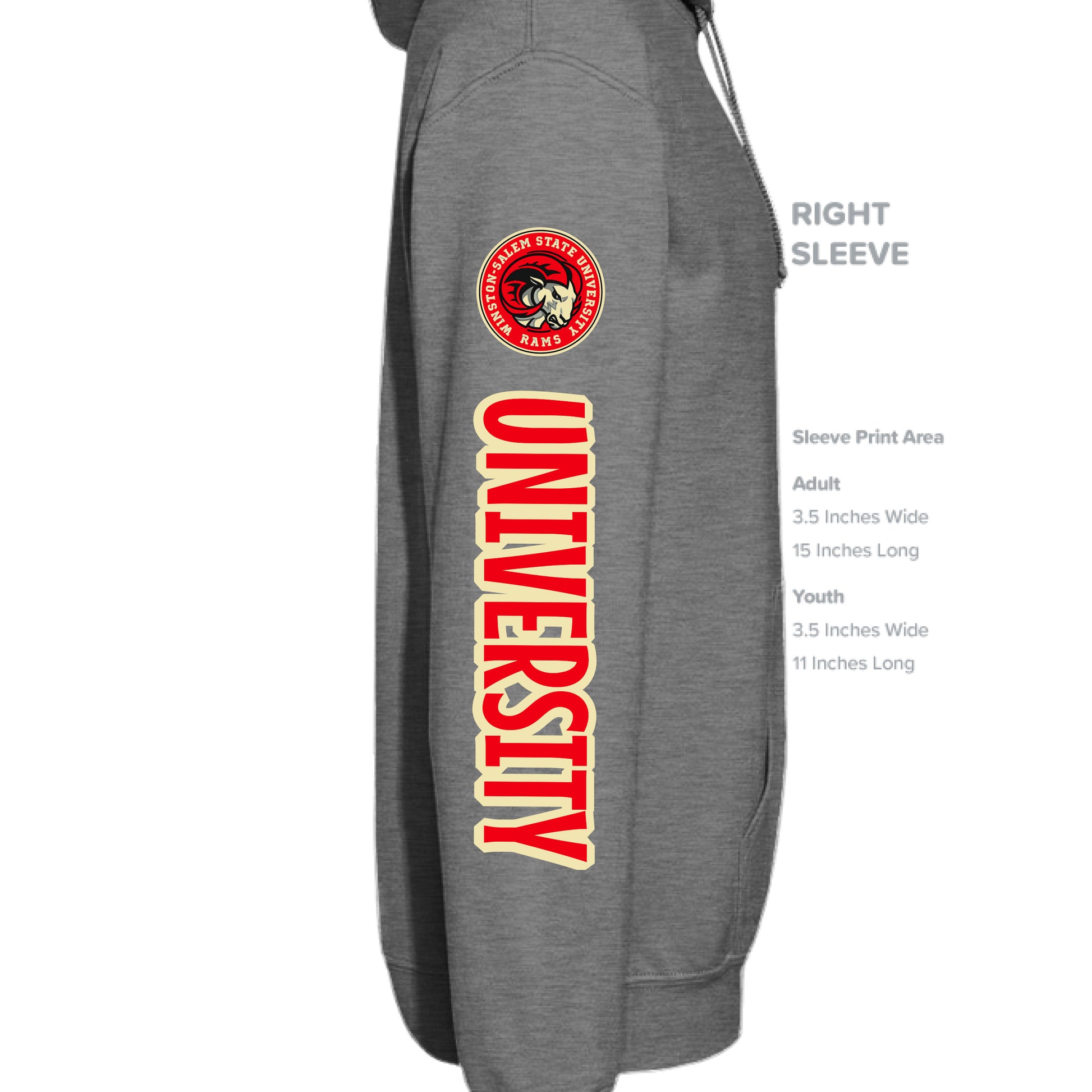 GRAPHITE HEATHER - SLEEVE_RIGHT