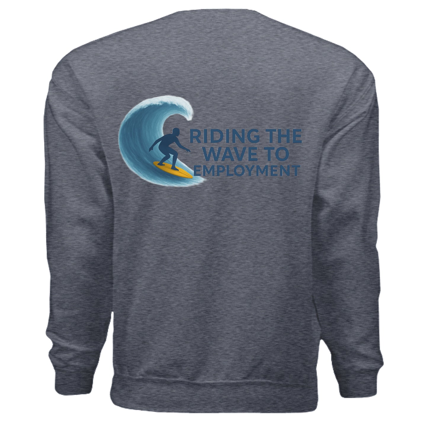 Heather Sport Dark Navy - BACK