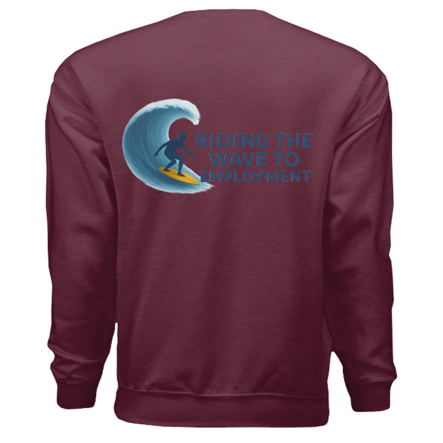 Heather Sport Dark Maroon - BACK