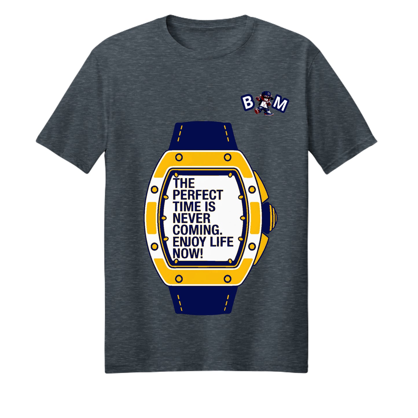 Heather Navy - 3000 - FRONT