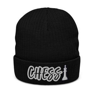 Chess Ribbed knit beanie