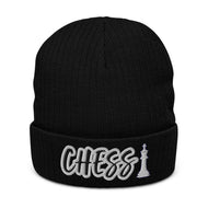 Chess Ribbed knit beanie