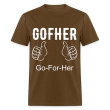 Load image into Gallery viewer, Gofher Unisex Classic T-Shirt - brown