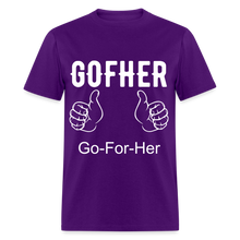 Load image into Gallery viewer, Gofher Unisex Classic T-Shirt - purple