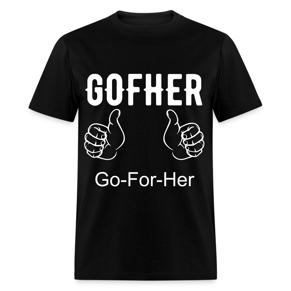 Gofher Unisex Classic T-Shirt - black
