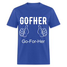 Load image into Gallery viewer, Gofher Unisex Classic T-Shirt - royal blue
