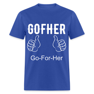 Gofher Unisex Classic T-Shirt - royal blue