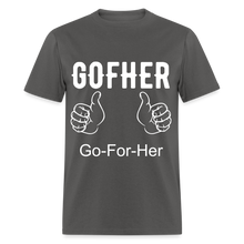 Load image into Gallery viewer, Gofher Unisex Classic T-Shirt - charcoal