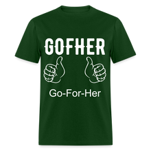 Load image into Gallery viewer, Gofher Unisex Classic T-Shirt - forest green