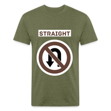Load image into Gallery viewer, Straight Path Fitted Cotton/Poly T-Shirt by Next Level - heather military green