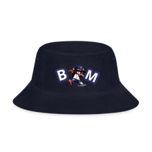 Load image into Gallery viewer, Bear Minimal Bucket Hat - navy