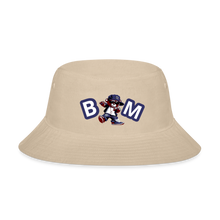 Load image into Gallery viewer, Bear Minimal Bucket Hat - cream