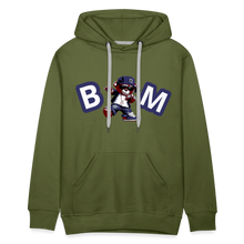 Load image into Gallery viewer, Bear Minimal Premium Hoodie DTF - olive green