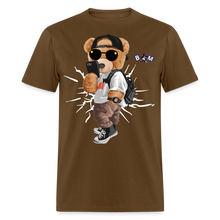Load image into Gallery viewer, Cool Teddy Classic T-Shirt by Bear Minimal - brown