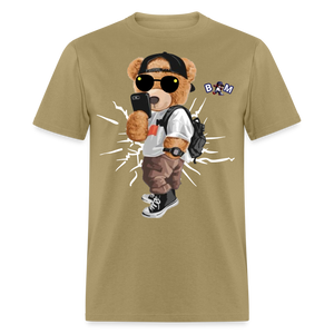 Cool Teddy Classic T-Shirt by Bear Minimal - khaki