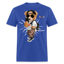 Load image into Gallery viewer, Cool Teddy Classic T-Shirt by Bear Minimal - royal blue