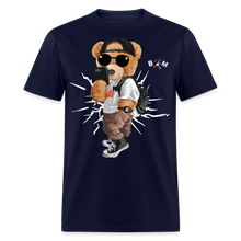 Load image into Gallery viewer, Cool Teddy Classic T-Shirt by Bear Minimal - navy