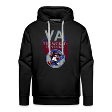 Load image into Gallery viewer, Virginia - The World Is Yours Premium Hoodie DTF by Bear Minimal - black
