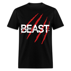 Beast Classic T-Shirt (Flock Print Velvety) - black