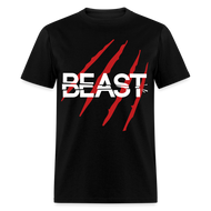 Beast Classic T-Shirt (Flock Print Velvety) - black