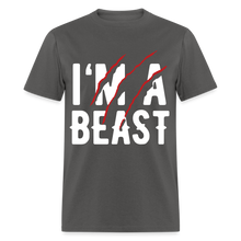 Load image into Gallery viewer, Beast Mode Classic T-Shirt Flex Velvety Vinyl - charcoal