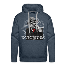 Load image into Gallery viewer, Notorious B.I.G. Premium DTF Hoodie - heather denim