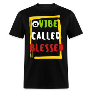 A Vibe Called Blessed Unisex Classic T-Shirt Flex Print (smooth) - black