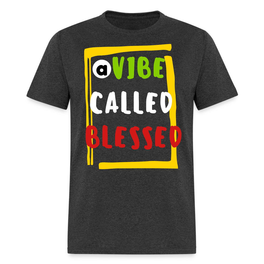 A Vibe Called Blessed Unisex Classic T-Shirt Flex Print (smooth) - heather black