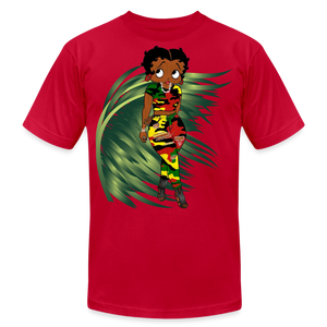 Island Betty Boop Classic T-Shirt DTF - red