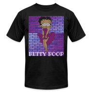 Betty Boop in Purple Brick DTF Classic T-Shirt - black