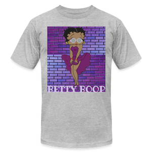 Betty Boop in Purple Brick DTF Classic T-Shirt - heather gray