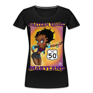 ES MARYLAND Betty Boop Women’s Premium T-Shirt DTF - black