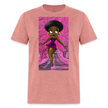 Load image into Gallery viewer, Afro Boop Purp &amp; Pink Classic T-Shirt - heather mauve