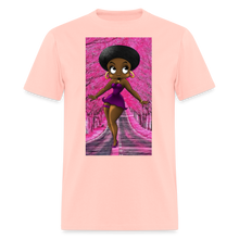 Load image into Gallery viewer, Afro Boop Purp &amp; Pink Classic T-Shirt - blush pink 
