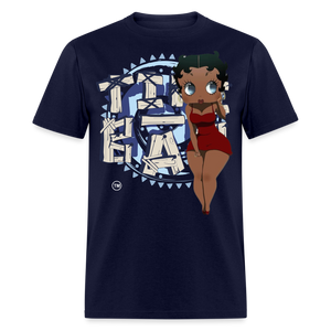 Tiki Bar Betty - Classic T-Shirt - navy