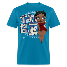 Load image into Gallery viewer, Tiki Bar Betty - Classic T-Shirt - turquoise