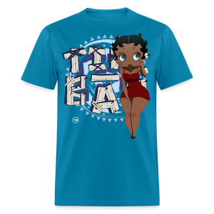Tiki Bar Betty - Classic T-Shirt - turquoise