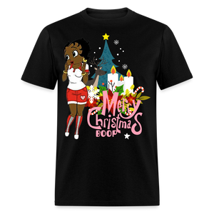 Merry Christmas Boop Classic T-Shirt DTG - black