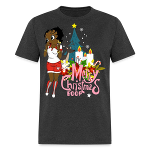 Merry Christmas Boop Classic T-Shirt DTG - heather black