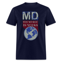 Load image into Gallery viewer, Maryland - The World Is Yours Classic T-Shirt - navy