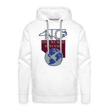 Load image into Gallery viewer, North Carolina - The World Is Yours Premium DTF Hoodie by Bear Minimal - white