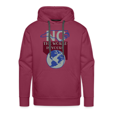 Load image into Gallery viewer, North Carolina - The World Is Yours Premium DTF Hoodie by Bear Minimal - burgundy